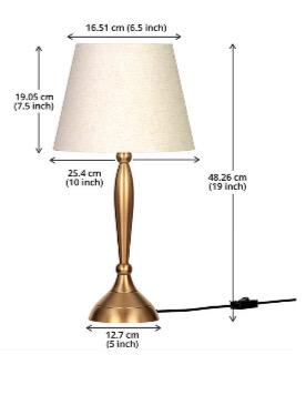 Walnutz Sleek metal table lamp