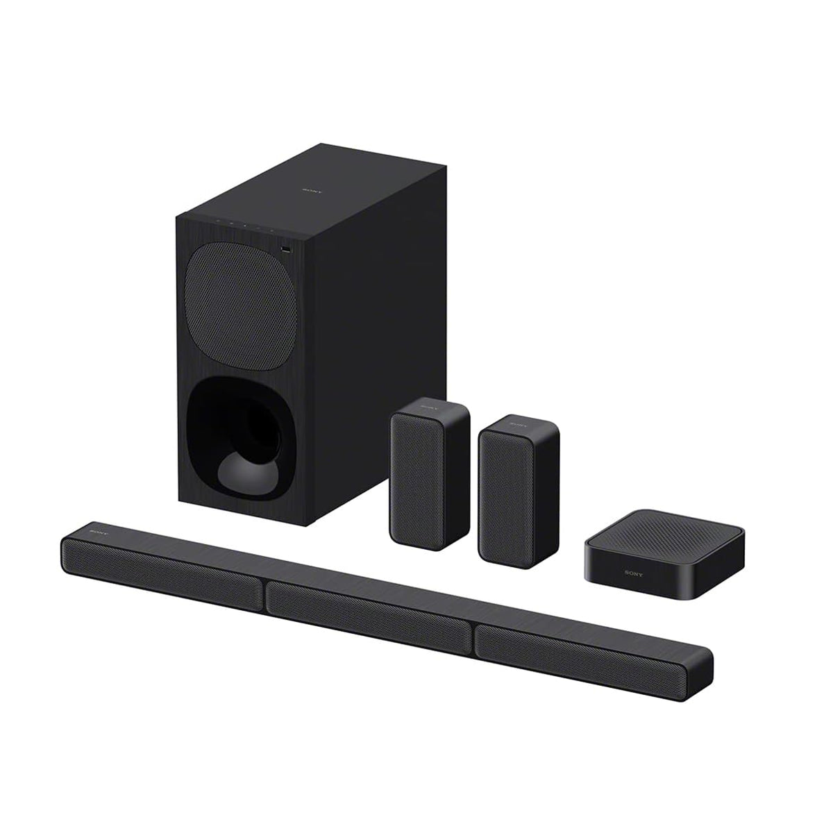 SONY HT-S40R 5.1ch Dolby Audio Home Theatre with Subwoofer & Wireless Rear Speakers 600 W Bluetooth Soundbar (Black, 5.1 Channel)
