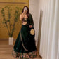 Vamika Green Embroidered Lehenga