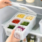 6 Grid Fridge Storage Boxes Containers