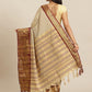 Adorable Woven Cotton Saree With Tassels