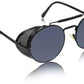 Others Round Sunglasses (Free Size) (For Men & Women, Black)