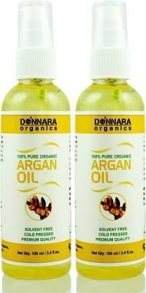 Donnara Organics Argan Hair Oil (Pack of 2)