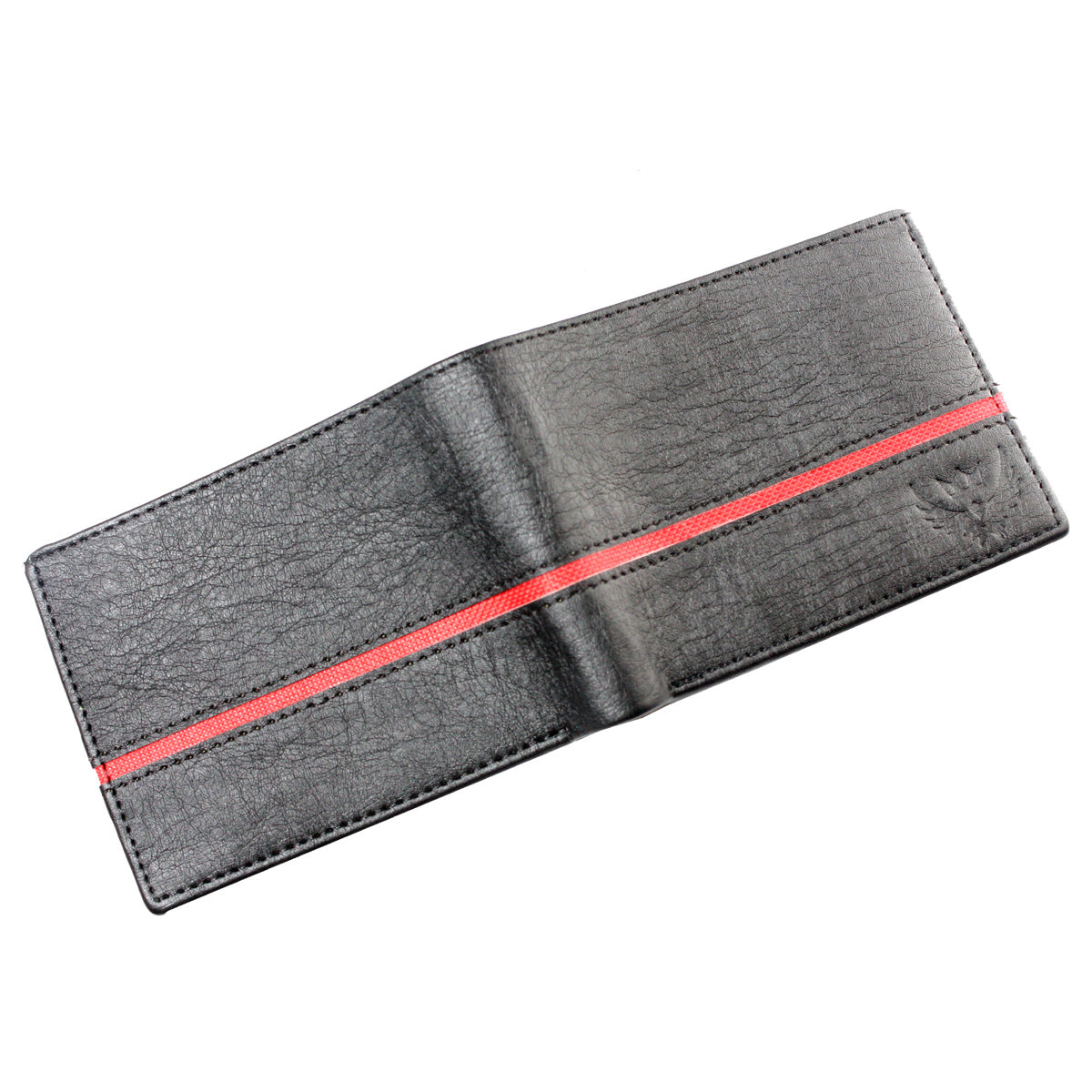 Lorenz Bi-Fold Synthetic Leather Wallet for Men (Black)
