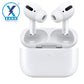 XANK Air-pods Pro with Wireless Charging Case with Sensor Enabled Bluetooth Headset (White, True Wireless)