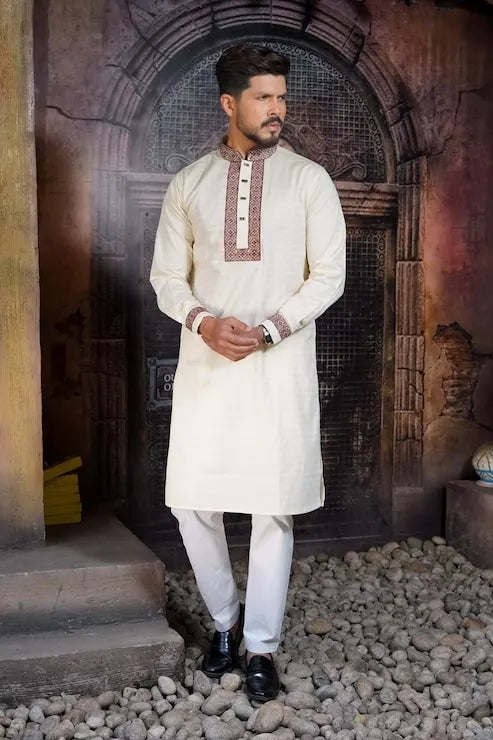 white kurta set 