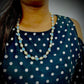 PD Enterprise MALA Pearl Gold Plated Necklace
