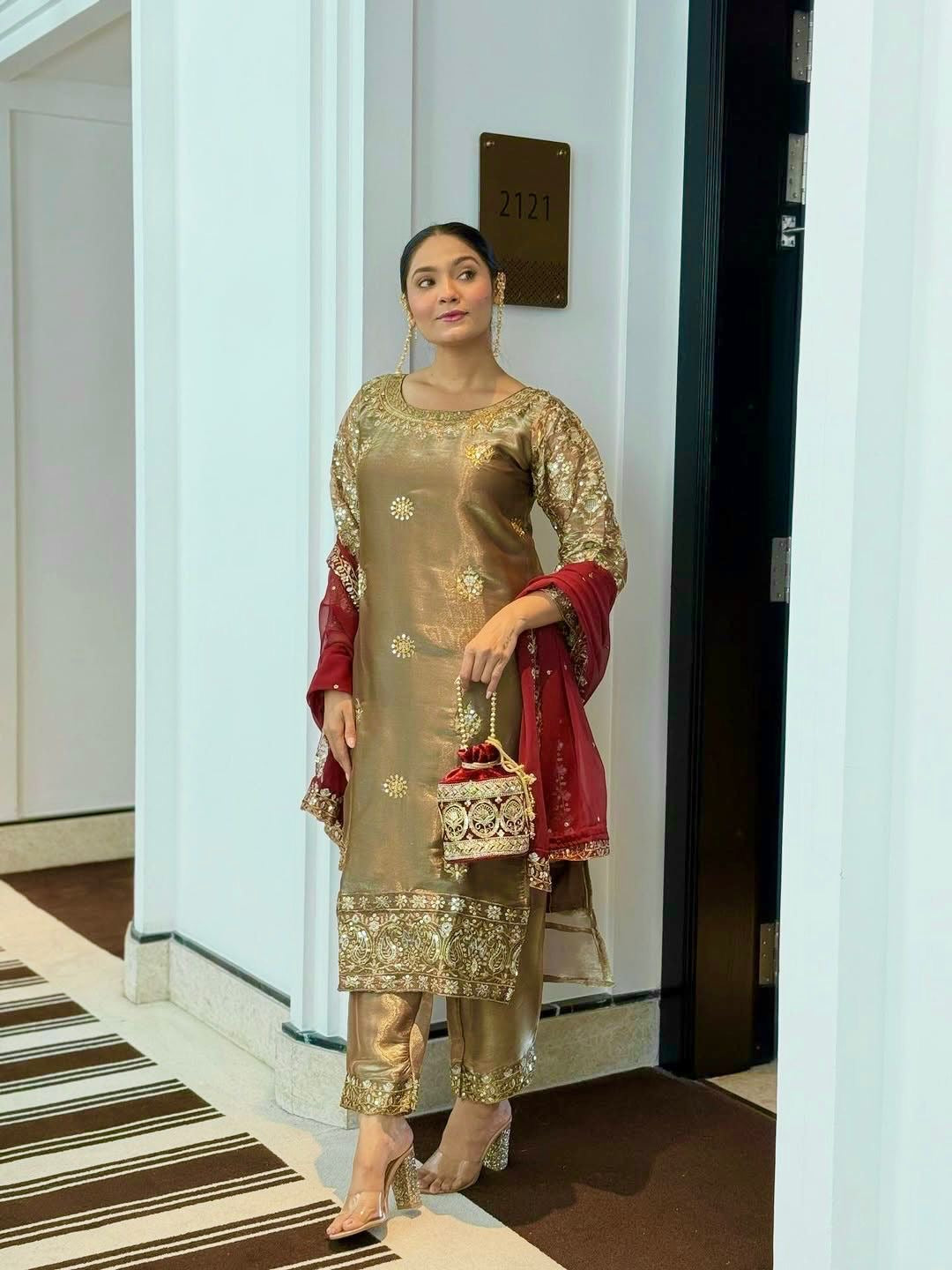 Ayesha Fancy Kurti with Bottom and Duppata