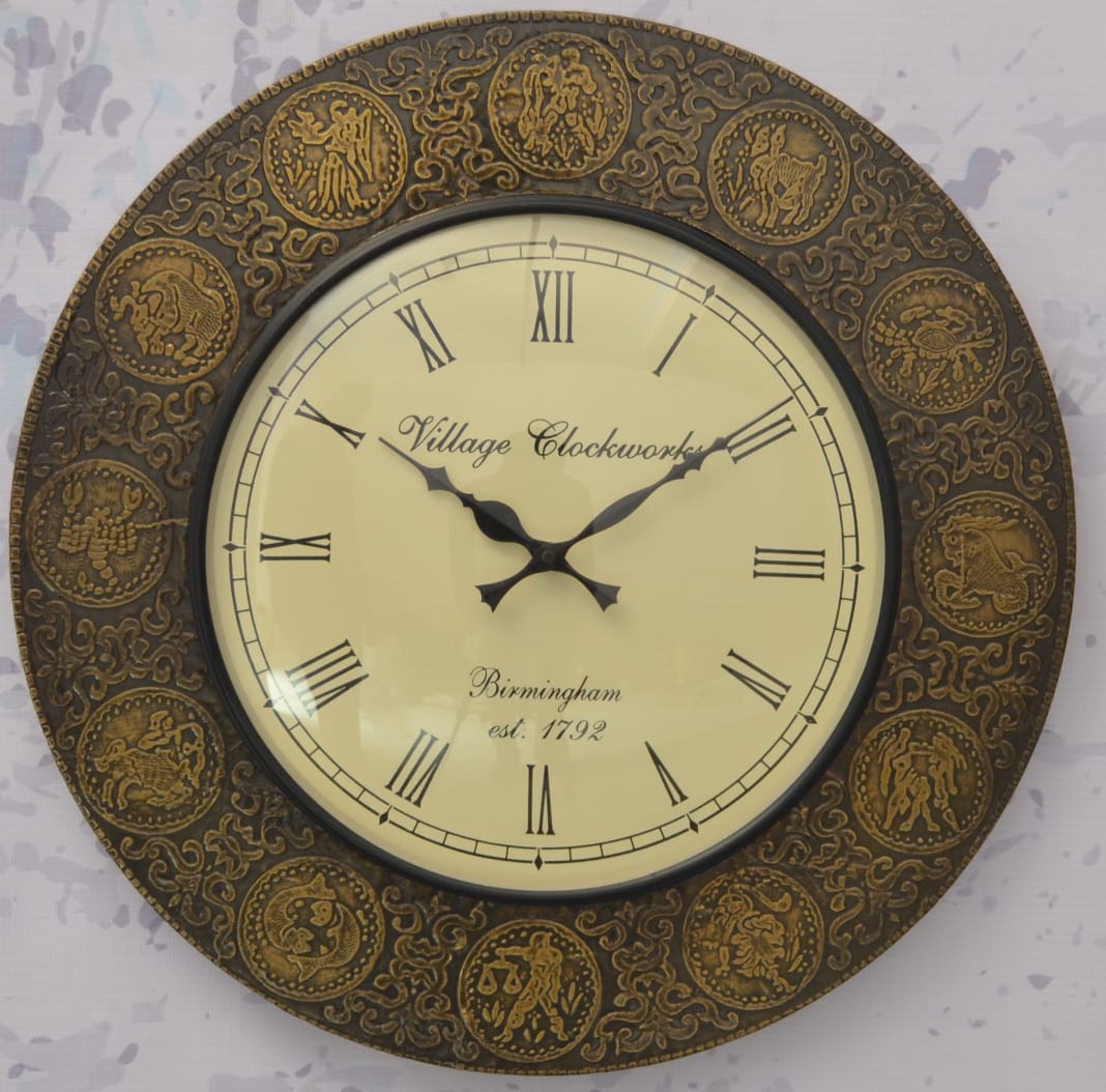 Jeeva Sunsign ethnic wall clock