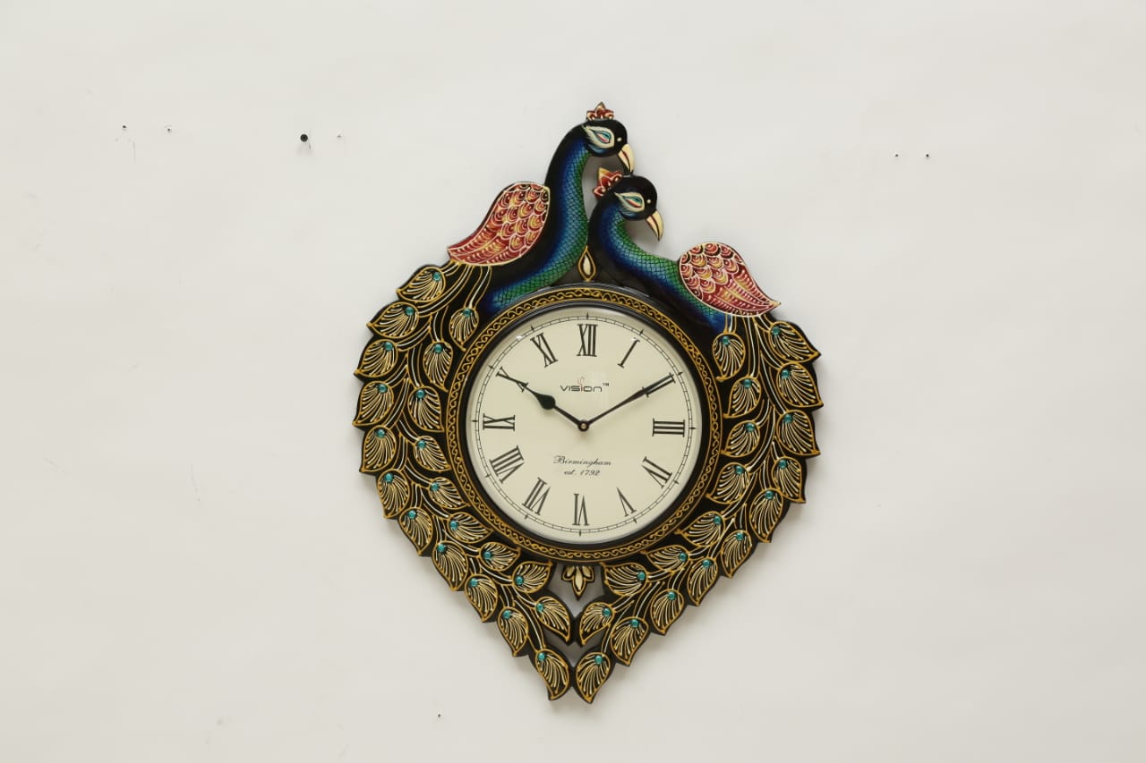 ShreeJi Peacock wall clock