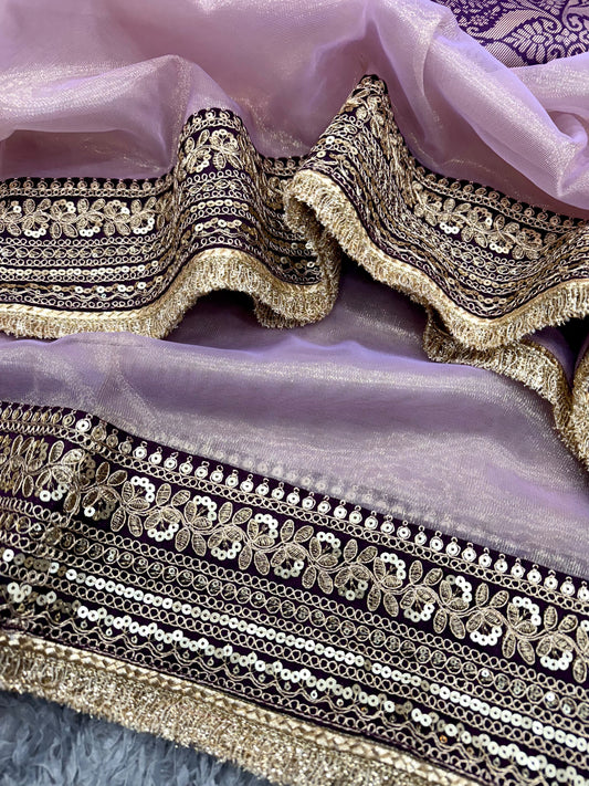 Eshta Soft twil net Saree (5442)