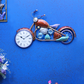 Iron Decorative Bike Wall clock