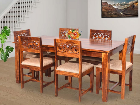Solid wood designer dining table