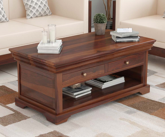 Solid sheesham wood coffee table
