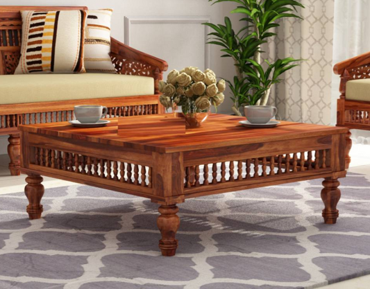 Wooden coffee table for living room