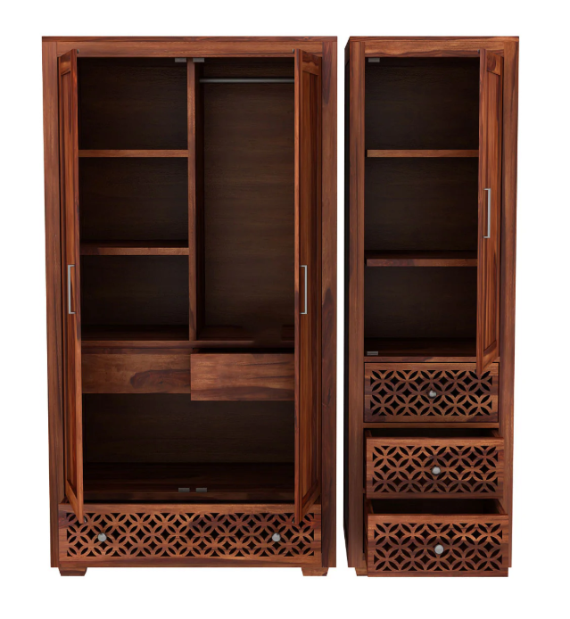 Roxona 3 door multi utility wardrobe