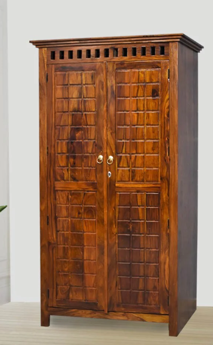Aston sheesham wood wardrobe
