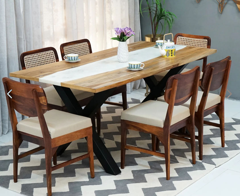 Chick Dining table sheesham wood