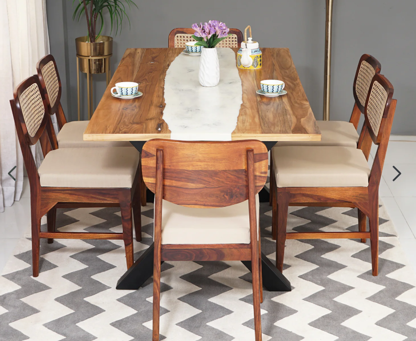 Chick Dining table sheesham wood
