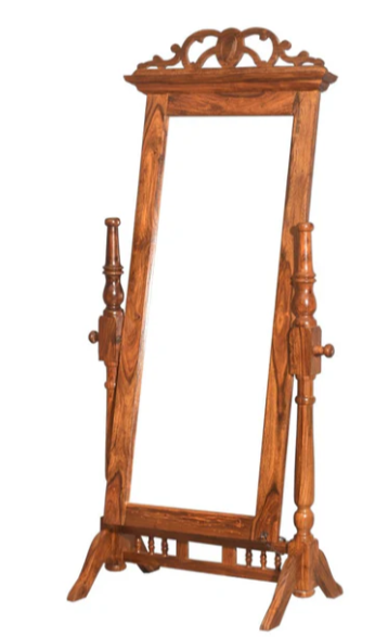 Sheesham wood standing mirror