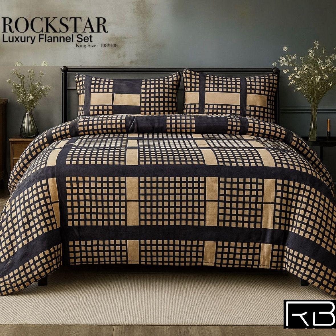 Rockstar King size Warm Bedsheet