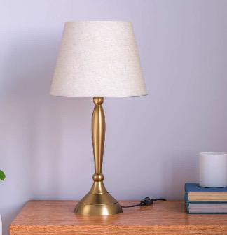 Walnutz Sleek metal table lamp