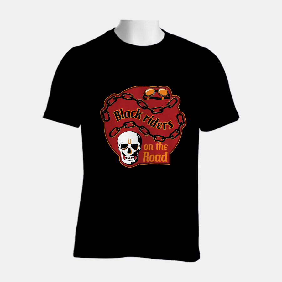 Black Riders Graphic Male T shirt