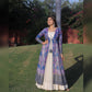 Faux Georgette with embroidery sequence
